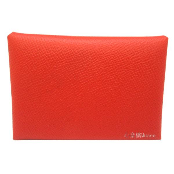 ≪新品≫エルメス カードケース カルヴィ デュオ ルージュクー ≪新品≫エルメス カードケース カルヴィ デュオ ルージュクー