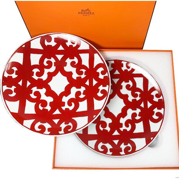 HERMES エルメス ガダルキヴィール デザートプレート 2枚 M R7605