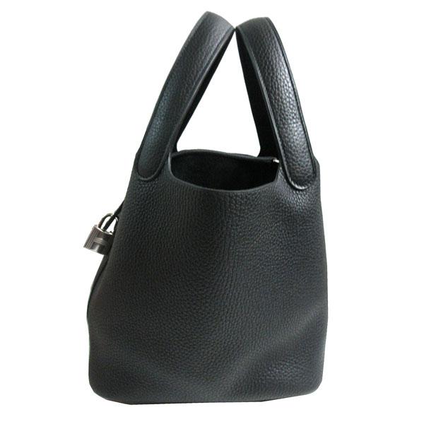 ≪新品≫ エルメス ピコタン PM カデナロック 黒 シルバー金具 トリヨンクレマンス W刻印の画像