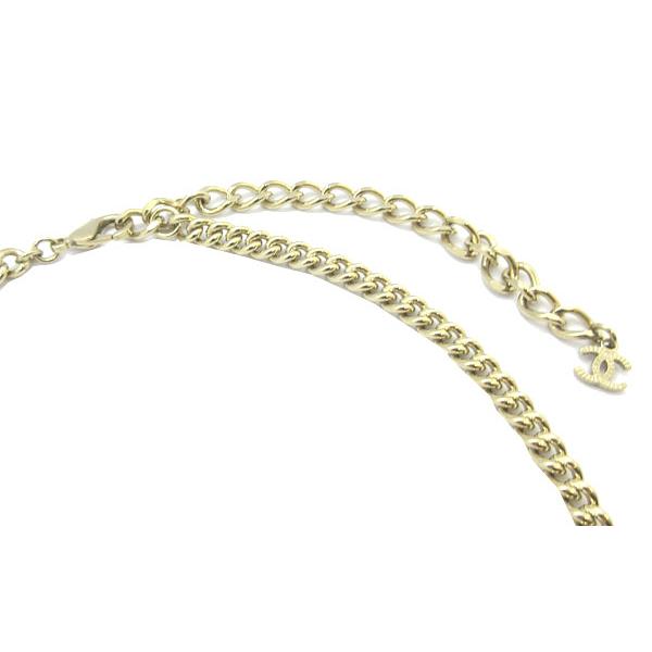 ≪新品≫CHANEL シャネル CCマーク Big チョーカー ネックレス CCマーク ゴールド ラインストーン ABA439 B10548 NN157 Gold COCOの画像