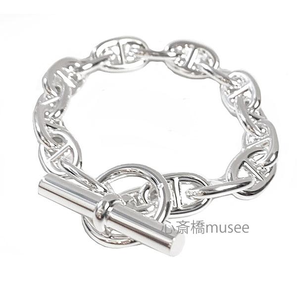 シェーヌダンクルシルバーチェーンブレスレット シェーヌ・ダンクル 《新品》 エルメス シェーヌダンクル MM 16