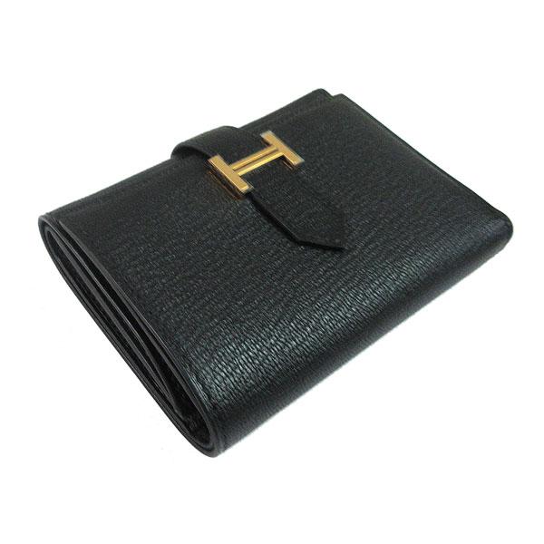 Bearn ≪新品≫ HERMES エルメス ベアン コンビネ 三つ折り ミニ財布