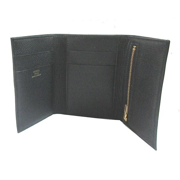 【HERMES/エルメス】 ベアン　コンビネ 三つ折り財布 シェーブル ブラック ユニセックス【中古】【真子質店】【BL】【TxIx】 最終特価品【HERMES/エルメス】 ベアン コンビネ 三つ折り財布
