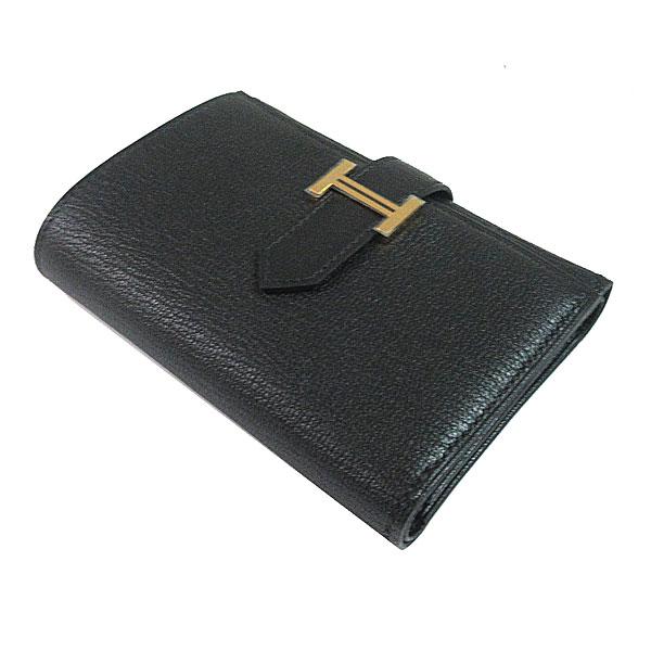 Bearn ≪新品≫ HERMES エルメス ベアン コンビネ 三つ折り ミニ財布