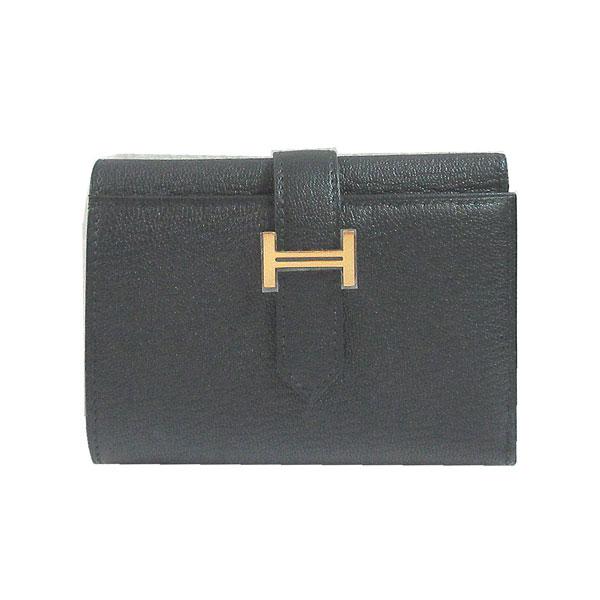 Bearn ≪新品≫ HERMES エルメス ベアン コンビネ 三つ折り ミニ財布