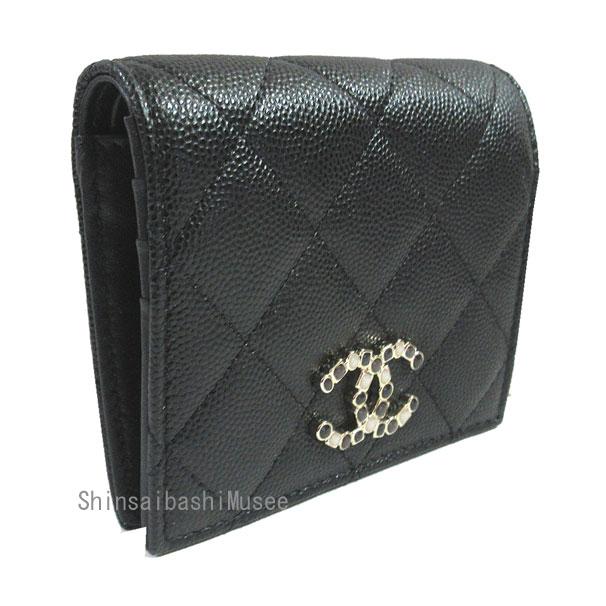 CHANEL ≪ 新品 ≫ シャネル マトラッセ 二つ折り財布 ミニ