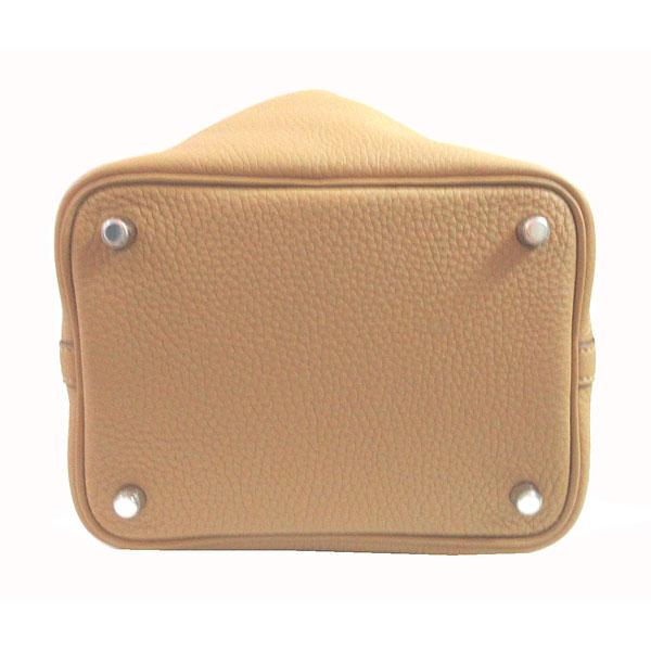 ≪新品≫HERMES エルメス ピコタン ロック 18 PM ビスキュイ シルバー 