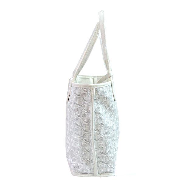 GOYARD ゴヤール アンジュ ミニ 白 ホワイト トート ポーチ ≪新品≫ GOYARD ゴヤール アンジュ ミニ 白 ホワイト トート