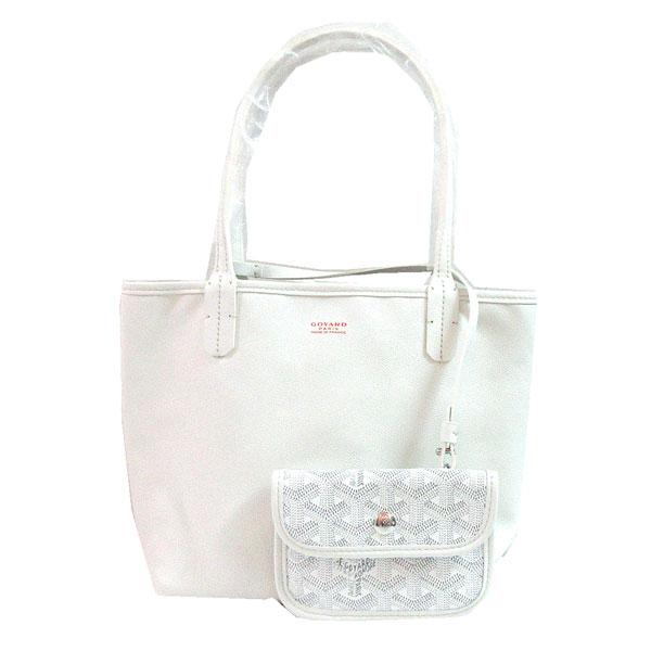 最終値下げ【新品同様】GOYARD ゴヤール アンジュミニトート ポーチ付 GOYARD ゴヤール ハンドバッグ ANJOU MINI アンジュミニポーチ