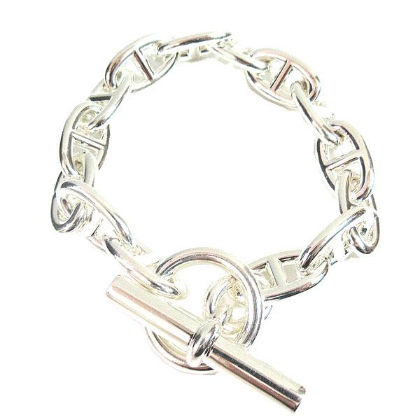 新品 》 エルメス シェーヌダンクル GM 14コマ シルバー製 シルバー