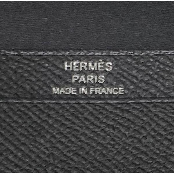 ⭐️ 極美品 エルメス ベアン ミニ エプソン ブラック シルバー金具 鑑定済 ⭐️ 極美品 エルメス ベアン ミニ エプソン ブラック シルバー金具