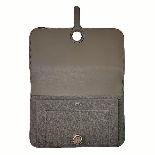 Dogon 《 新品 》HERMES エルメス ドゴン デュオ GM トゴ エタン