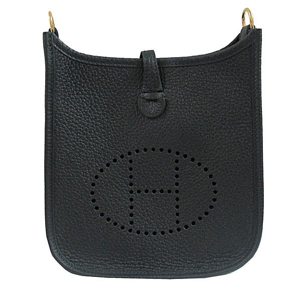 エヴリン ≪ 新品 ≫ エルメス ミニ 16 TPM ブラック 黒 ゴールド金具