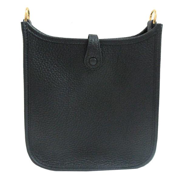 エヴリン ≪ 新品 ≫ エルメス ミニ 16 TPM ブラック 黒 ゴールド金具