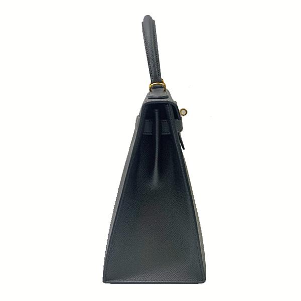 Kelly ≪新品≫エルメス ケリー 25 外縫い ヴォーエプソン 黒 ブラック