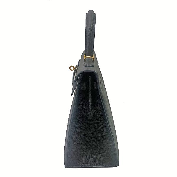 Kelly ≪新品≫エルメス ケリー 25 外縫い ヴォーエプソン 黒 ブラック