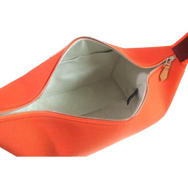 HERMES ≪新品≫ エルメス ブリッドアブラック GM オレンジ フー