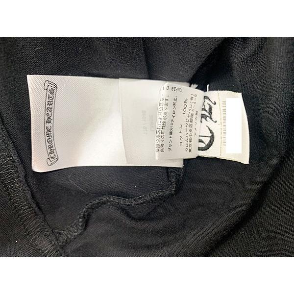 ≪新品≫  クロムハーツ メンズ ロングスリーブ Tシャツ ネックロゴ ブラック 黒 Lサイズの画像