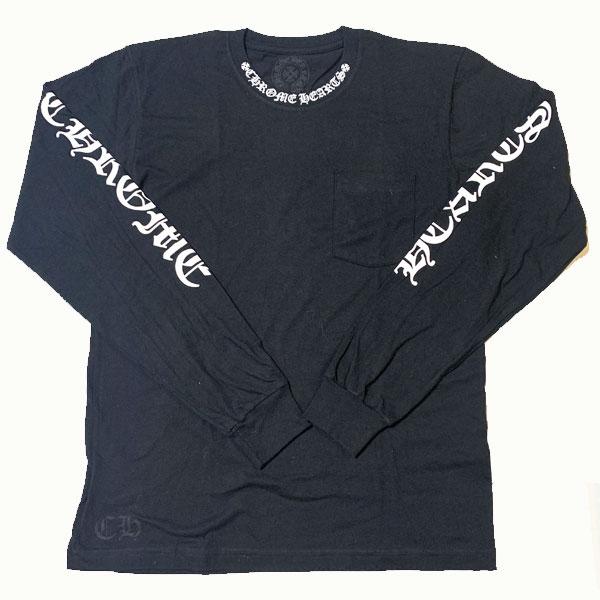 CHROME HEARTS ブラック ロングスリーブ Tシャツ SIZE 2 CHROME HEARTS（クロムハーツ） ≪新品≫ メンズ ロングスリーブ T