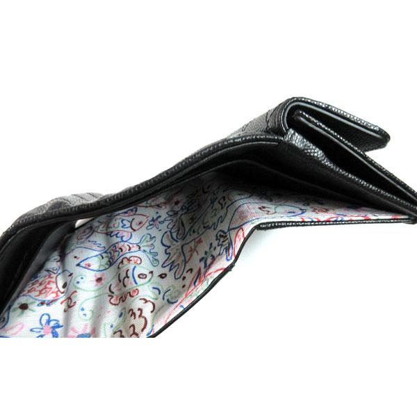 ≪新品≫シャネル スモール フラップ ウォレット 黒 ブラック BIG CCマーク シルバー金具 AP4328 B18713 94305 ミニ 三つ折り 財布の画像