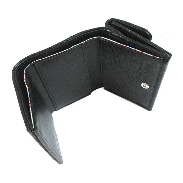 ≪新品≫シャネル スモール フラップ ウォレット 黒 ブラック BIG CCマーク シルバー金具 AP4328 B18713 94305 ミニ 三つ折り 財布の画像