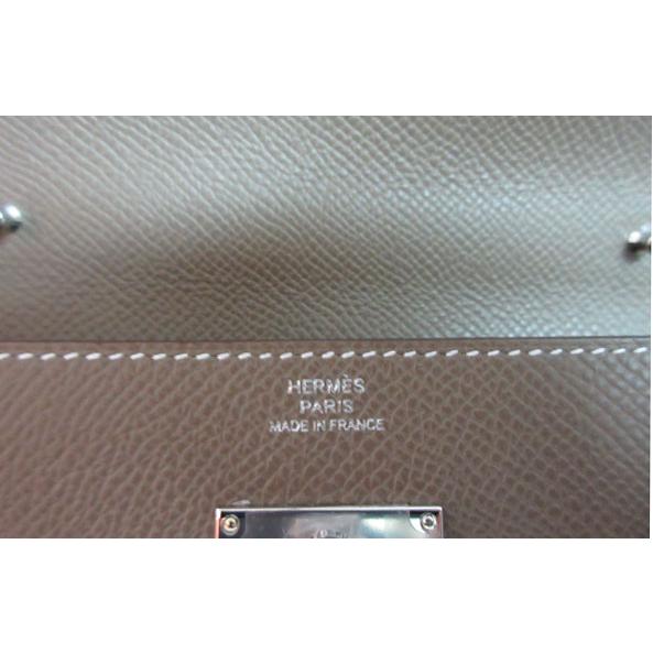 エルメス ケリー トゥーゴー B刻印 エプソン エトゥープ シルバー金具 ショルダー ウォレット HERMES 横浜BLANC エルメス<br>ケリートゥー・ゴー<br>エトゥープ<br>エプソン<br
