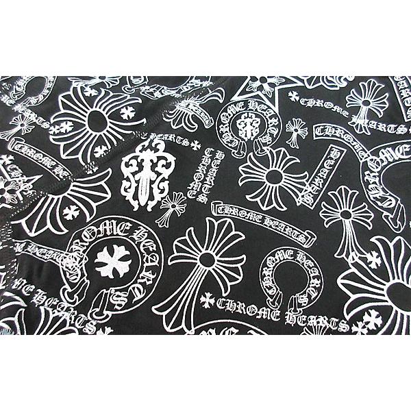 CHROME HEARTS クロムハーツ　ショート ボクサー 黒×白 Ｍ CHROME HEARTS 《新品》CHROMEHEARTS クロムハーツ ショート