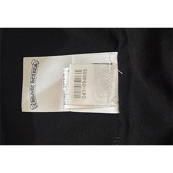 ≪新品≫ クロムハーツ 2025年 メンズ Tシャツ 黒 ブラック ネックロゴ