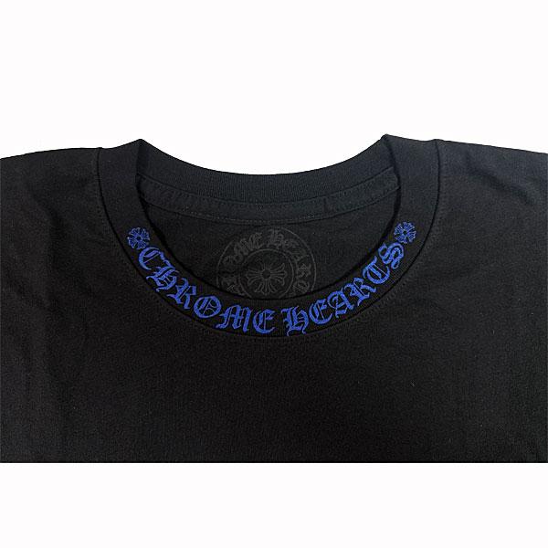 ≪新品≫ クロムハーツ 2025年 メンズ Tシャツ 黒 ブラック ネックロゴ
