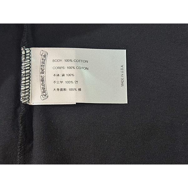≪新品≫ クロムハーツ 2025年 メンズ Tシャツ 黒 ブラック ネックロゴ