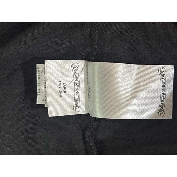 ≪新品≫ クロムハーツ 2025年 メンズ Tシャツ 黒 ブラック ネックロゴ