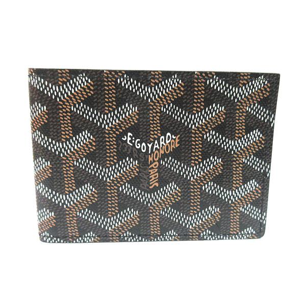 GOYARD ゴヤール　ケース ゴヤール GOYARD グルネルパスポートケース ブラック PVC/レザー