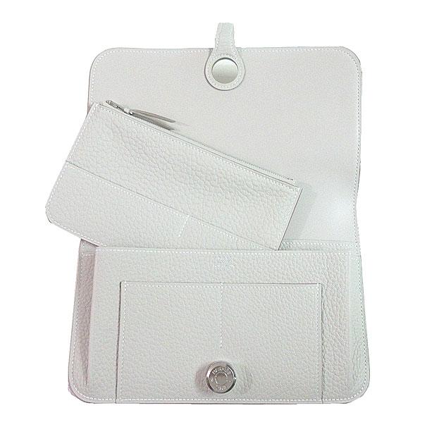 新品 》HERMES エルメス ドゴン デュオ GM トゴ べトン シルバー