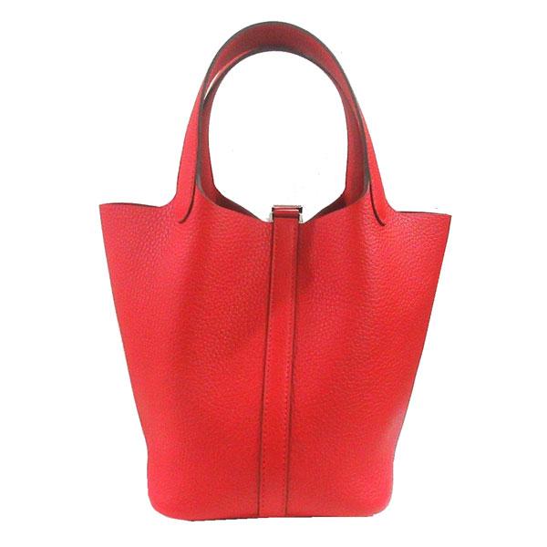 ≪新品≫ エルメス ピコタン カデナロック PM 18 ルージュラデュー