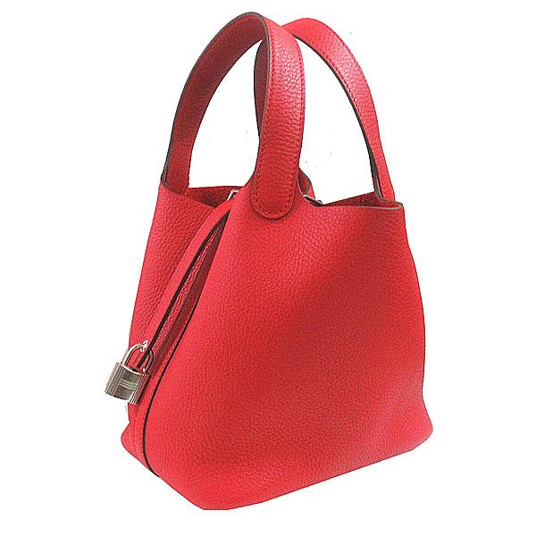 ≪新品≫ エルメス ピコタン カデナロック PM 18 ルージュラデュー