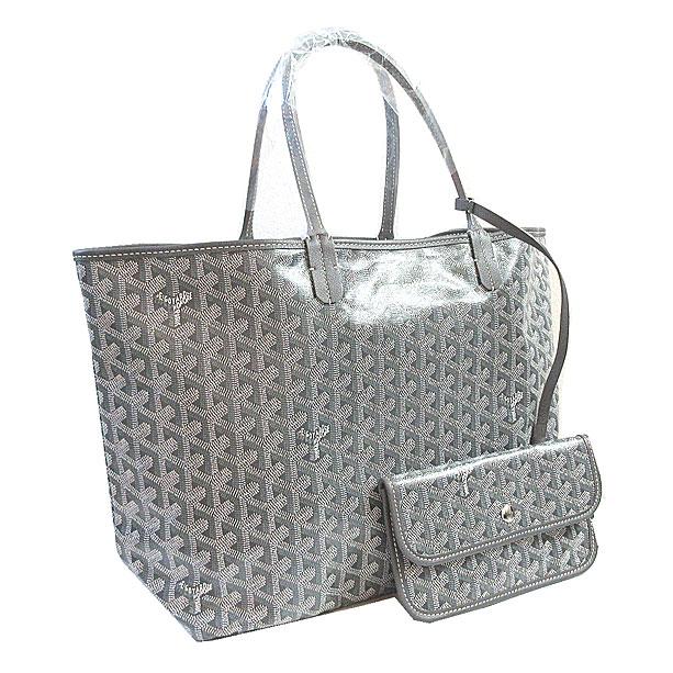 新品‼️クリップ付★Goyard サンルイPM ゴヤール　グレー GOYARD（ゴヤール） ≪ 新品 ≫ ゴヤールサンルイ PM グリス クロ