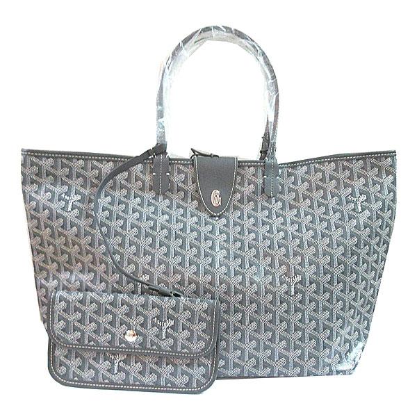 [未使用]☆~GoYaRd~ ブラック グレー ショルダーバッグ 存袋付き fr GOYARD（ゴヤール） ≪ 新品 ≫ ゴヤールサンルイ PM グリス クロ