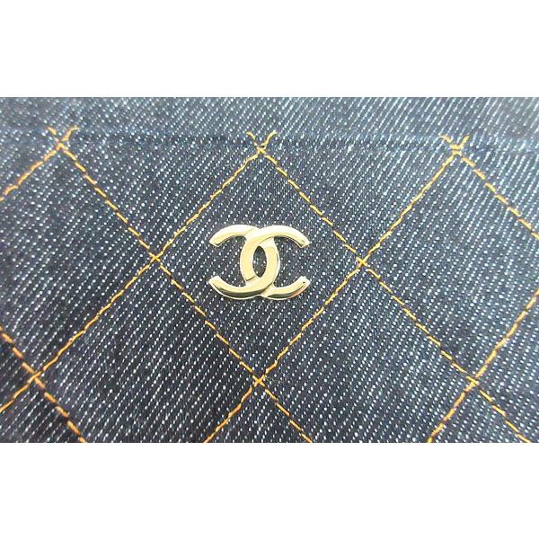 シャネル ✨ デニム 財布  CHANEL 正規品 ケース カードケース 激レア☆デニム】CHANEL☆カードケース☆内部ZIPポケット付き (CHANEL