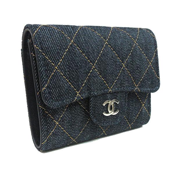 CHANEL（シャネル） ≪新品≫シャネル スモールウォレット デニム 三