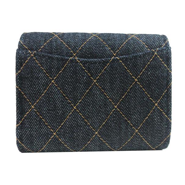 正規品 CHANEL シャネル デニム ウォレット 中財布 ココマーク CHANEL（シャネル）の財布（デニムインディゴ ココマーク）をご紹介