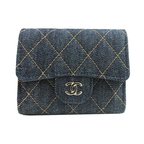 CHANEL（シャネル） ≪新品≫シャネル スモールウォレット デニム 三