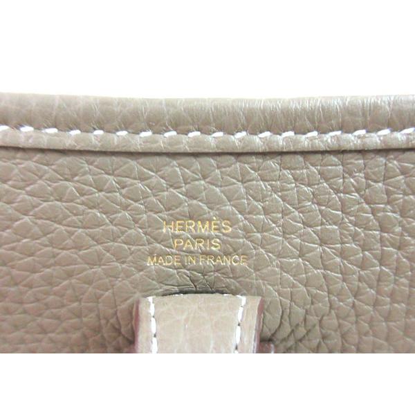 エヴリン ≪新品≫エルメス 16 Mini TPM ショート アマゾン エトゥープ