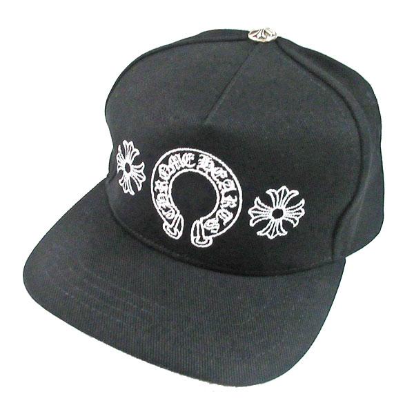 CHROME HEARTS ベースボールキャップ ブラック 新品》CHROMEHEARTS クロムハーツ ベースボール キャップ ホースシュー
