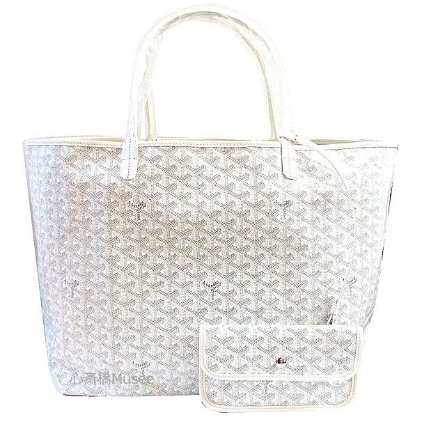 ≪ 新品 ≫ GOYARD ゴヤールサンルイ GM 白 ホワイト トート バッグ ST  