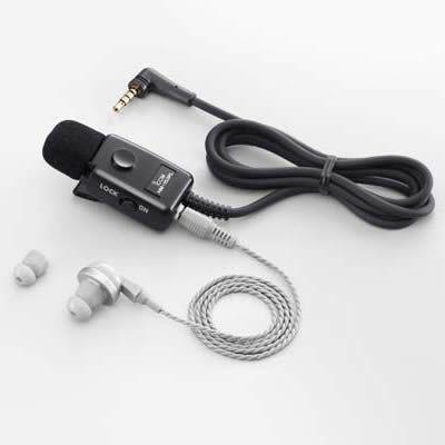 アイコム イヤホンマイクロホン IC-4077S用  HM-153PL(中古品) ICOM（アイコム） ICOM HM-153PL IC-4077S専用イヤホンマイクカナル型