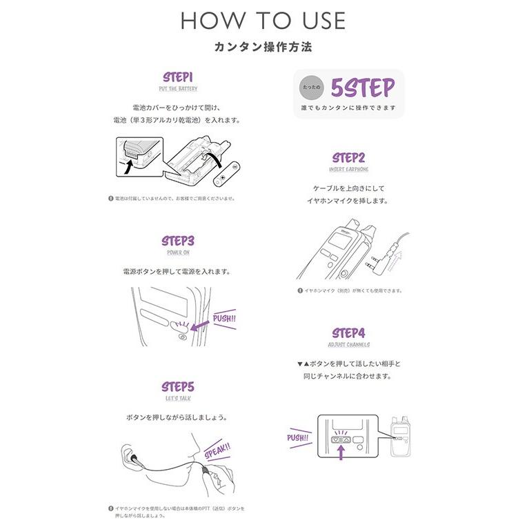 Wedge Talkie 【ラッピング 無料】トランシーバー 無線機