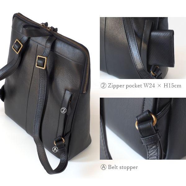 美品 m0851 BP73 本革バックパック 黒 通勤 通学 A4収納 本革 A4 リュック ゴートレザー レディース 通勤 通学 13.3インチ 14