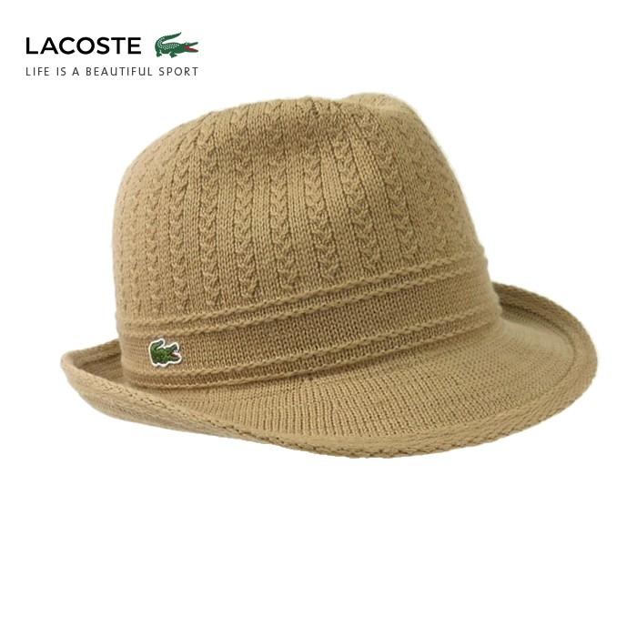 ラコステ メンズ 帽子 ハット 中折れハット レディース Lacoste 1万24 ウール スポーツ春 夏 秋 冬 ブランド L32 ベージュ 58 あすつく Gotogo Jp