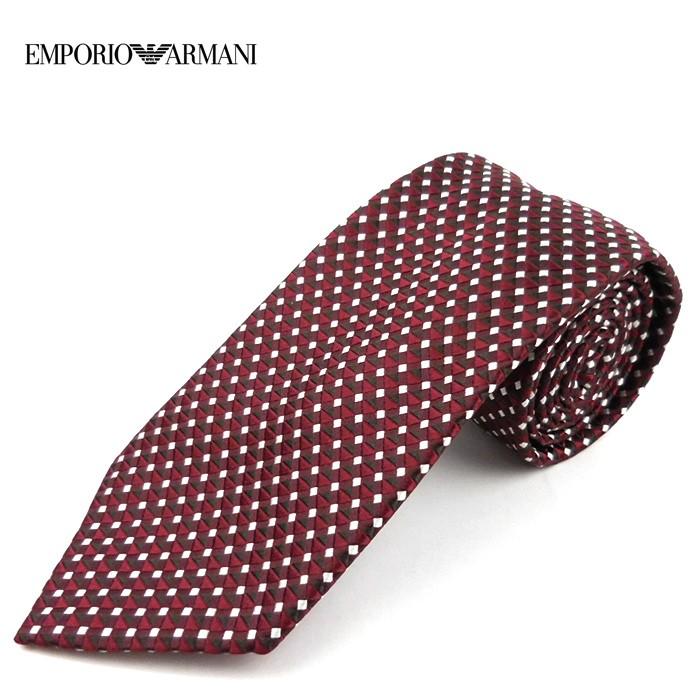 エンポリオアルマーニ Emporio Armani シルクネクタイ イタリア製