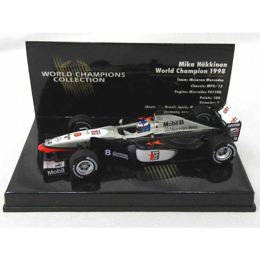 ミニチャンプス 1/43 MP4/13 ハッキネン 1998 West仕様 ミニチャンプス 1/43マクラーレンMP4/13ワールドチャンピオンM